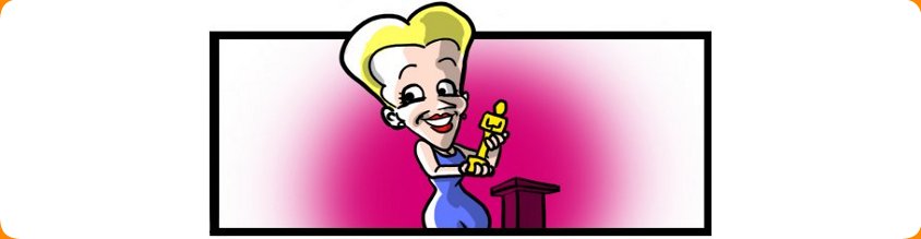 Bi-Polar Girl as a star with her Oscar
