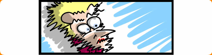 Image of Bi-Polar Girl buzzing like an electric buzzer